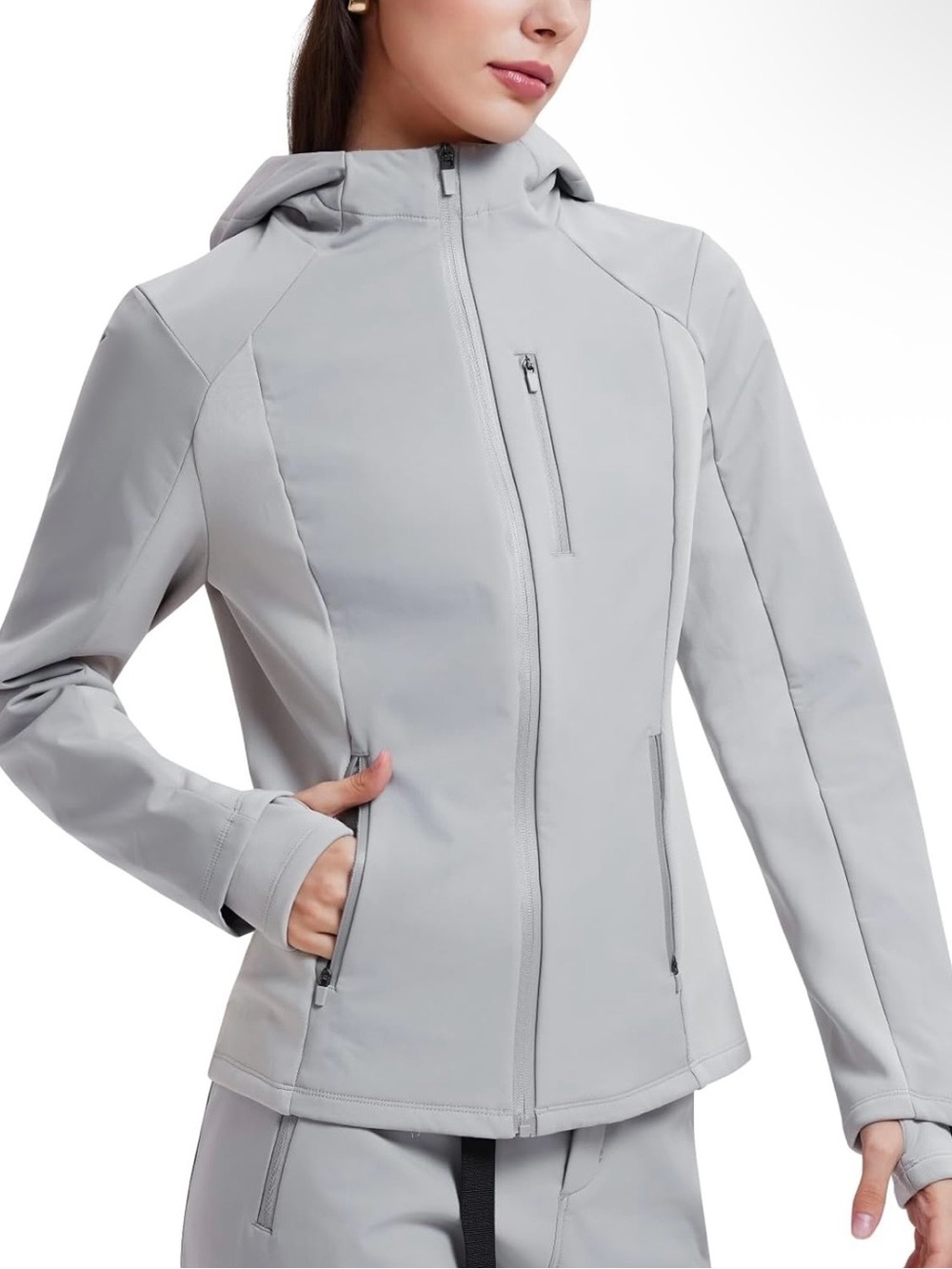 Mudere Women's Hooded Softshell Jacket